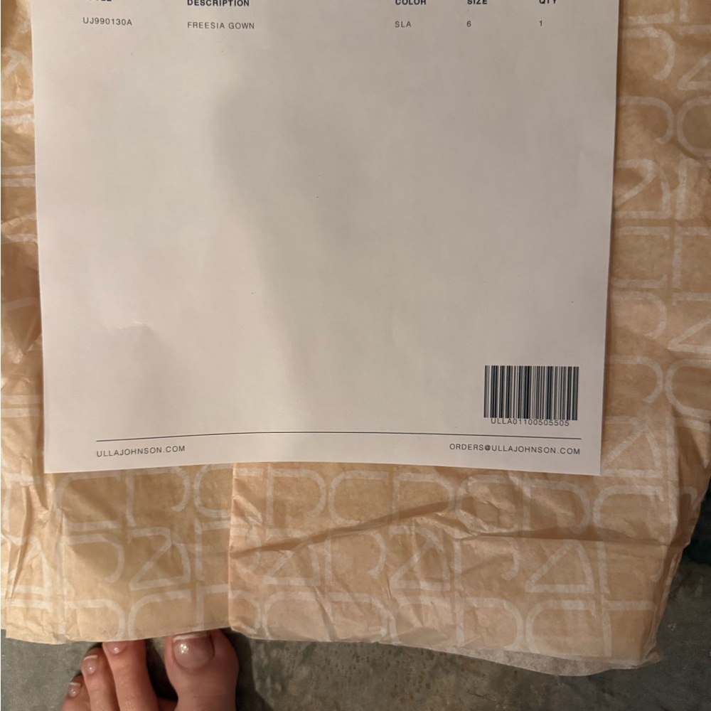 Ulla Johnson Slate Slate Blue Gown Not Worn New With Tag - Didn't fit - Picture 10 of 13